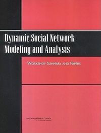Produktbild: Dynamic Social Network Modeling and Analysis