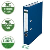 Produktbild: Leitz Qualit&auml;ts-Ordner 180&deg; Plastik, aus 90% recyceltem Karton und 30% vor Gebrauch recyceltem Kunststoff