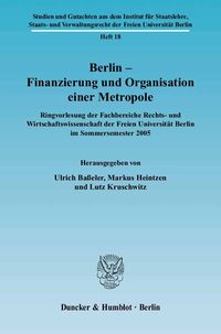 Bild vom Artikel Berlin – Finanzierung und Organisation einer Metropole. vom Autor Ulrich Basseler