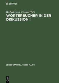 Produktbild: W&ouml;rterb&uuml;cher in der Diskussion I