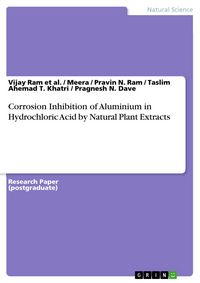 Produktbild: Corrosion Inhibition of Aluminium in Hydrochloric Acid by Natural Plant Extracts