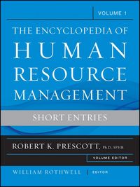Produktbild: The Encyclopedia of Human Resource Management, Volume 1