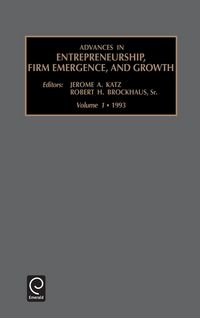 Produktbild: Advances in Entrepreneurship, Firm Emergence and Growth