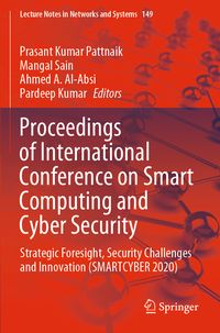 Produktbild: Proceedings of International Conference on Smart Computing and Cyber Security