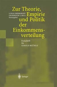 Produktbild: Zur Theorie, Empirie und Politik der Einkommensverteilung