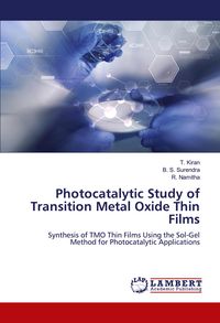 Produktbild: Photocatalytic Study of Transition Metal Oxide Thin Films