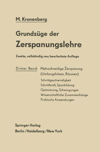 Produktbild: Grundz&uuml;ge der Zerspanungslehre