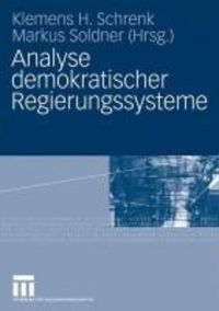 Produktbild: Analyse demokratischer Regierungssysteme