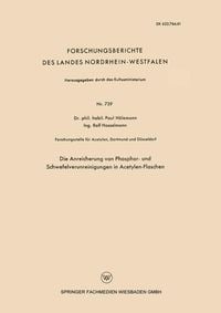 Produktbild: Die Anreicherung von Phosphor- und Schwefelverunreinigungen in Acetylen-Flaschen