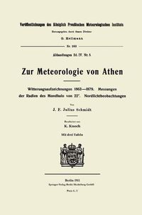 Produktbild: Zur Meteorologie von Athen