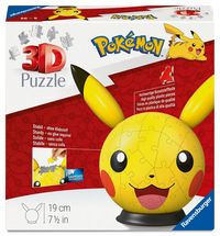 Produktbild: Puzzle-Ball Pok&eacute;mon Pikachu mit ansteckbaren Ohren