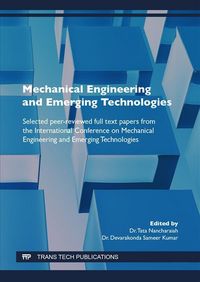 Produktbild: Mechanical Engineering and Emerging Technologies