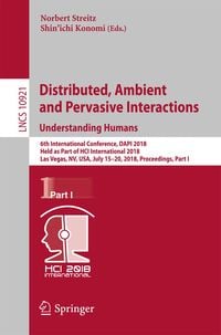 Produktbild: Distributed, Ambient and Pervasive Interactions: Understanding Humans