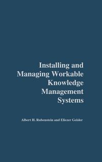 Produktbild: Installing and Managing Workable Knowledge Management Systems