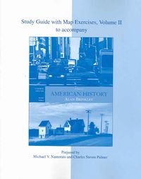 Produktbild: Study Guide with Map Exercises to Accompany American History: A Survey Volume II Twelfth Edition