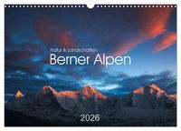 Produktbild: BERNER ALPEN - Natur und Landschaften (Wandkalender 2026 DIN A3 quer), CALVENDO Monatskalender