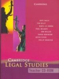 Produktbild: Dally, K: Cambridge Legal Studies Teacher CD-Rom