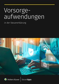Produktbild: Vorsorgeaufwendungen in der Steuererkl&auml;rung