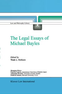 Produktbild: The Legal Essays of Michael Bayles