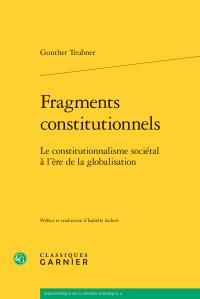Produktbild: Fragments Constitutionnels; le Constitutionnalisme Societal a l Ere