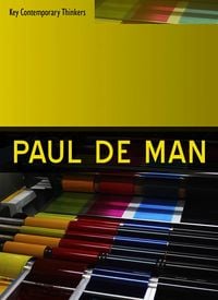 Produktbild: Paul de Man