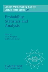 Produktbild: Probability, Statistics and Analysis