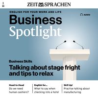 Produktbild: Business-Englisch lernen Audio - Der Umgang mit Lampenfieber