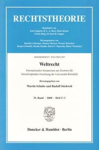 Produktbild: Weltrecht.