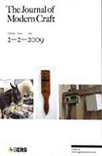 Produktbild: The Journal of Modern Craft, Volume 2, Issue 2