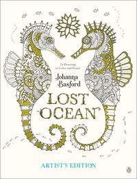 Produktbild: Lost Ocean Artist's Edition: An Inky Adventure and Coloring Book for Adults: 24 Drawings to Color and Frame