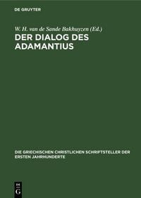 Produktbild: Der Dialog des Adamantius