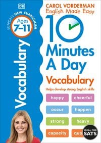 Produktbild: 10 Minutes A Day Vocabulary, Ages 7-11 (Key Stage 2)