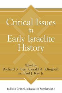 Produktbild: Critical Issues in Early Israe