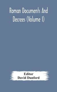 Produktbild: Roman Documents And Decrees (Volume I)