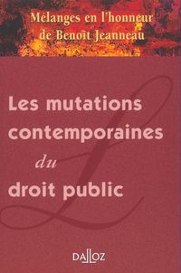 Produktbild: Les Mutations Contemporaines du Droit Public