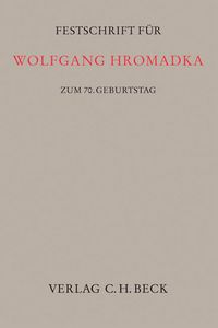 Produktbild: Festschrift f&uuml;r Wolfgang Hromadka