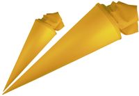 Bild vom Artikel URSUS Schultüten Bastel-Schultüte mit Filzmanschette, goldgelb, Höhe: 35 cm, Durchmesser: 11,5 cm vom Autor 