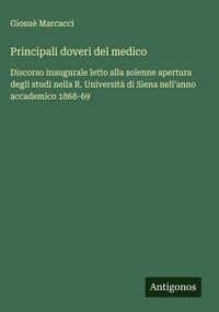 Produktbild: Principali doveri del medico