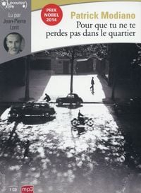 Produktbild: Modiano, P: Pour que tu ne te perdes pas/MP3-CD