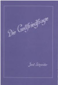 Produktbild: Die Gottfriedfrage