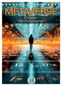 Produktbild: METAVERSE Cooler Terminplaner (Tischkalender 2026 DIN A5 hoch), CALVENDO Monatskalender