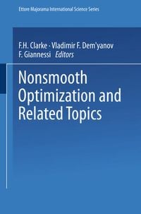 Produktbild: Nonsmooth Optimization and Related Topics