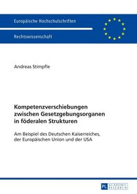 Produktbild: Kompetenzverschiebungen zwischen Gesetzgebungsorganen in f&ouml;deralen Strukturen