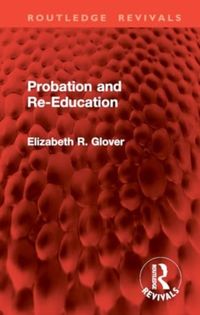 Produktbild: Glover, E: Probation and Re-Education