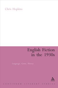 Produktbild: English Fiction in the 1930s