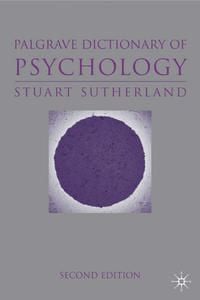 Produktbild: The Macmillan Dictionary of Psychology