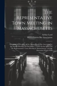 Produktbild: The Representative Town Meeting in Massachusetts