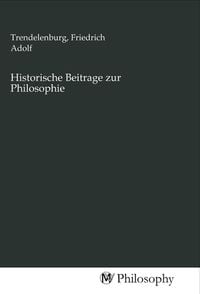 Produktbild: Historische Beitrage zur Philosophie