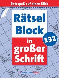Produktbild: R&auml;tselblock in gro&szlig;er Schrift 132