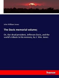 Produktbild: The Davis memorial volume;